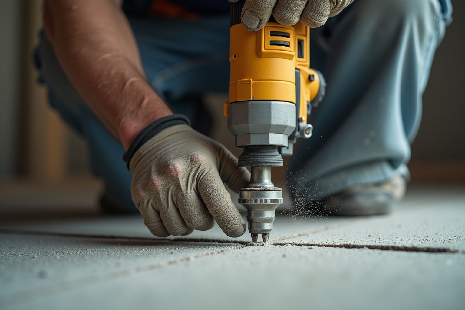Präzises Arbeiten mit Fliesenbohrern im Bau