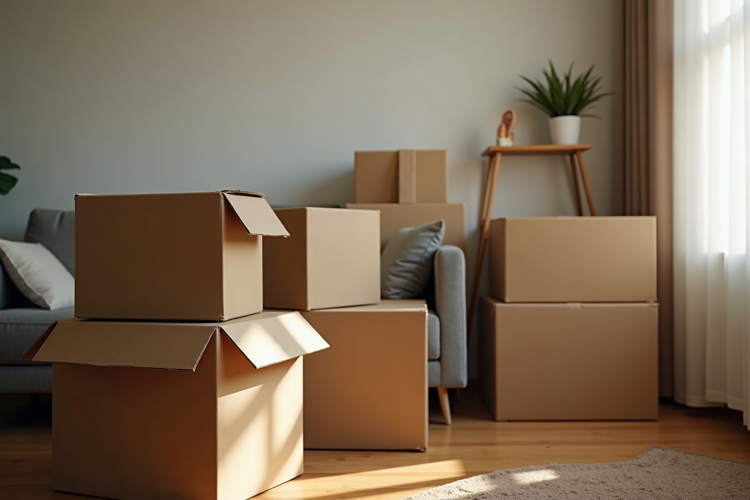 Wohnungswechsel vorbereiten: Kartons bis Transport